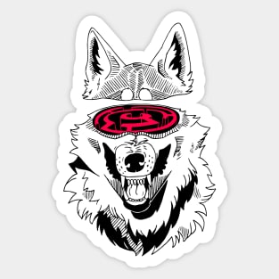 Maze Wolf Sticker